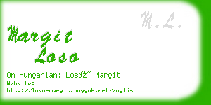 margit loso business card